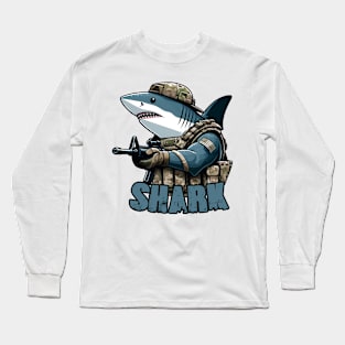 Tactical Shark Long Sleeve T-Shirt